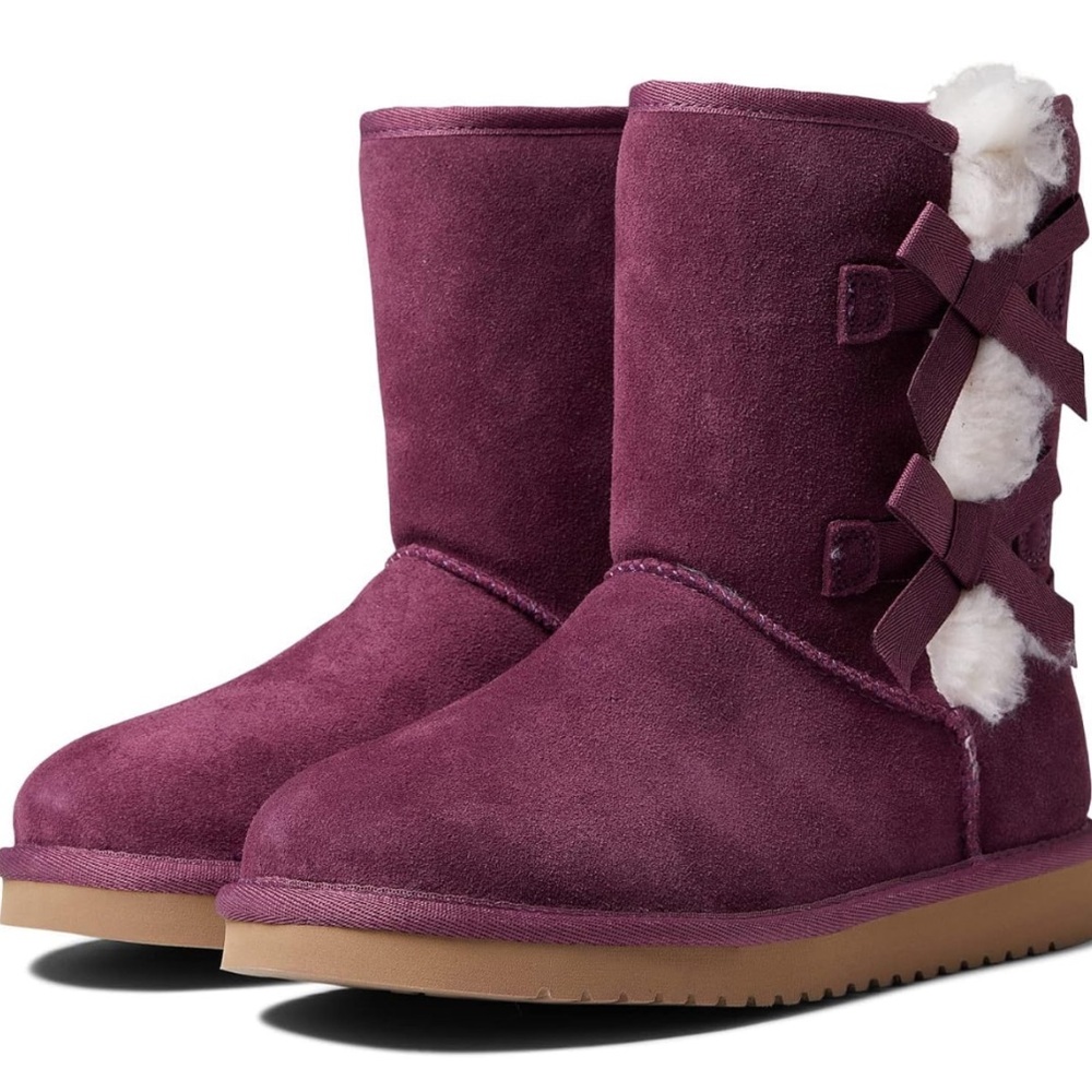Koolaburra by Ugg Women’s Victoria Short Plum Color Boots Size 8